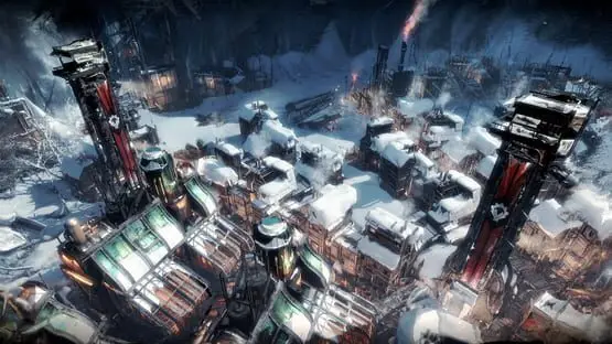 Esto contiene una imagen de juego de: Captura de pantalla de Frostpunk