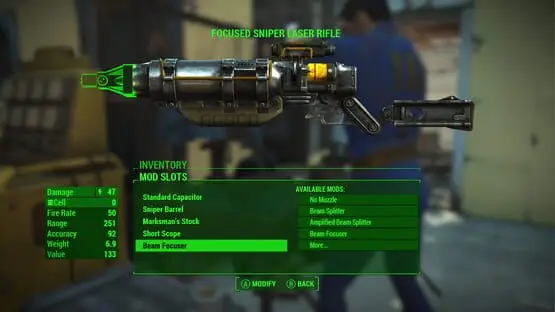 Ceci contient une image de gameplay du jeu : Capture d'écran de Fallout 4