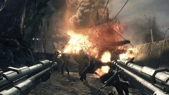 Esto contiene una imagen de juego de: Captura de pantalla de Wolfenstein: The New Order