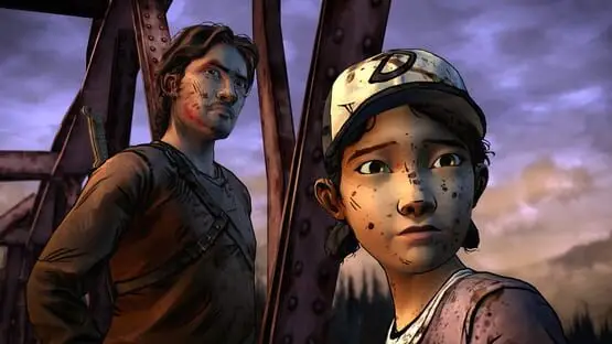 This contains a gameplay image of the game: Screenshot of The Walking Dead: Season Two