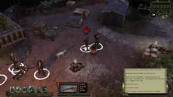 This contains a gameplay image of the game: Screenshot of Wasteland 2: Director's Cut