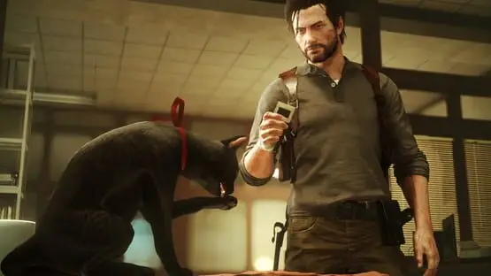 This contains a gameplay image of the game: Screenshot of The Evil Within 2