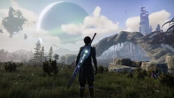 This contains a gameplay image of the game: Screenshot of Edge of Eternity