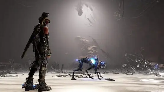 Esto contiene una imagen de juego de: Captura de pantalla de ReCore: Definitive Edition
