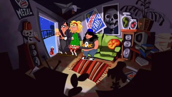 Hier ist ein Gameplay-Bild des Spiels:Screenshot von Day of the Tentacle Remastered