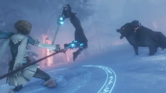 This contains a gameplay image of the game: Screenshot of Edge of Eternity