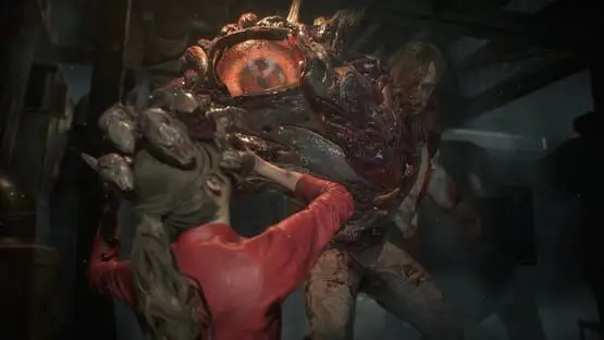 Esto contiene una imagen de juego de: Captura de pantalla de 12 - Resident Evil 2