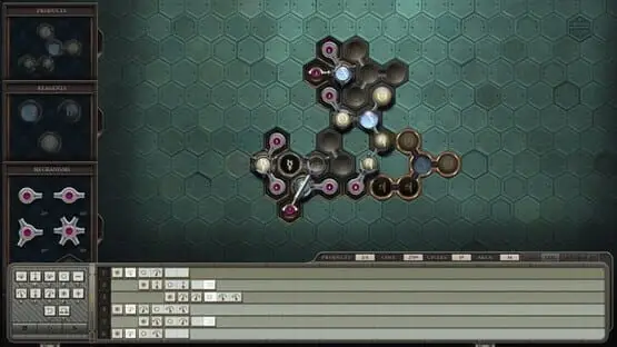 Hier ist ein Gameplay-Bild des Spiels:Screenshot von Opus Magnum