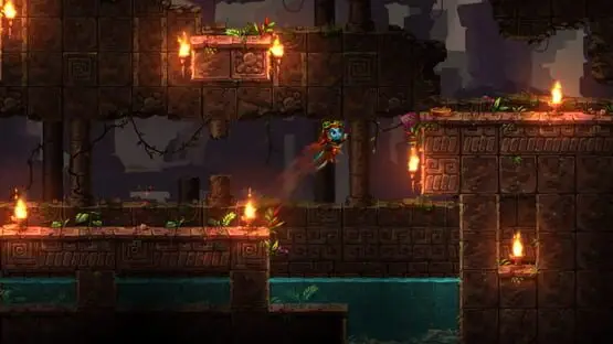 次のゲームプレイ画像を含みます: 画像のスクリーンショット SteamWorld Dig 2
