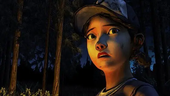 This contains a gameplay image of the game: Screenshot of The Walking Dead: Season Two