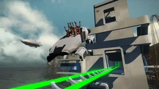 Hier ist ein Gameplay-Bild des Spiels:Screenshot von ScreamRide