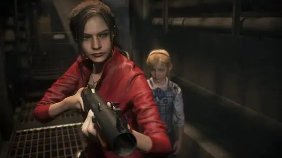 Esto contiene una imagen de juego de: Captura de pantalla de 11 - Resident Evil 2