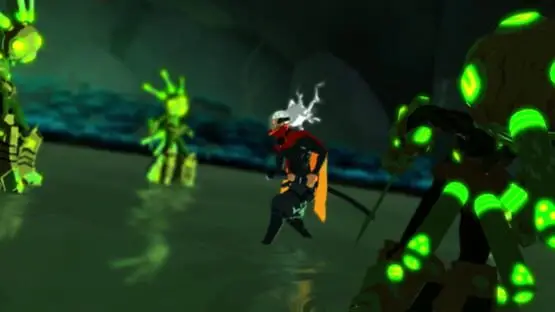 This contains a gameplay image of the game: Screenshot of Furi