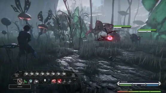 This contains a gameplay image of the game: Screenshot of Edge of Eternity
