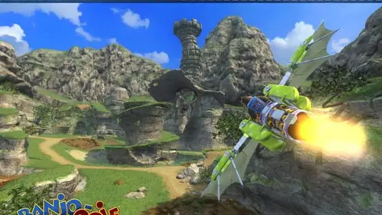 This contains a gameplay image of the game: Screenshot of Banjo-Kazooie: Nuts & Bolts