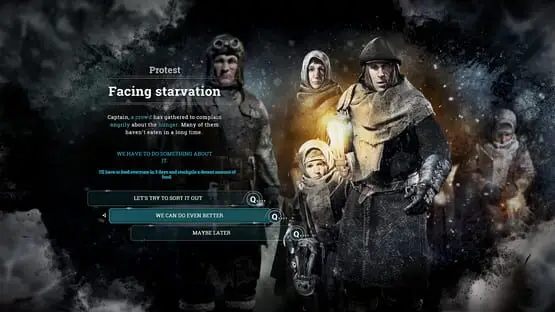 Esto contiene una imagen de juego de: Captura de pantalla de Frostpunk