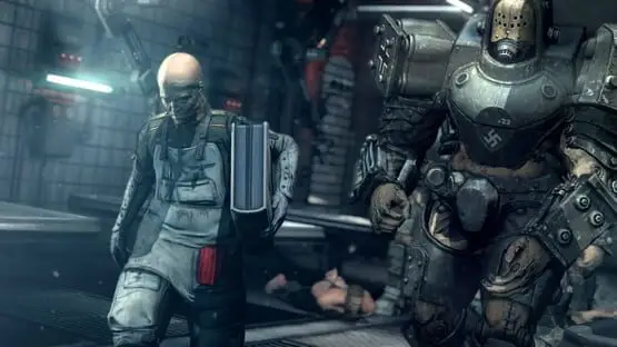 Esto contiene una imagen de juego de: Captura de pantalla de Wolfenstein: The New Order