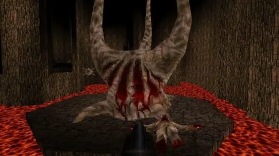 次のゲームプレイ画像を含みます: 画像のスクリーンショット Quake