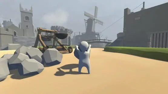 Isso contém uma imagem de jogabilidade do jogo:Captura de tela de Human: Fall Flat