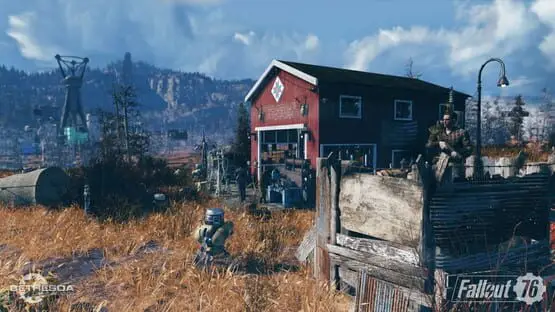 Это содержит изображение игрового процесса игры:Скриншот Fallout 76