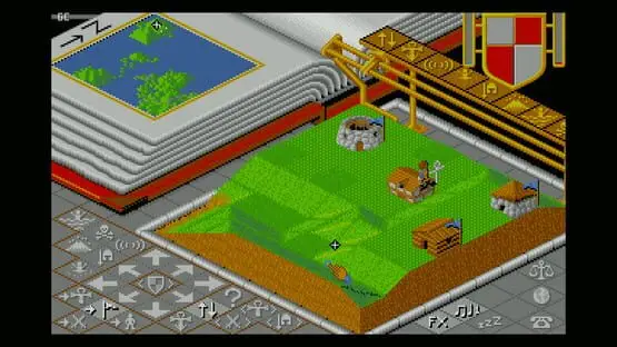 Ceci contient une image de gameplay du jeu : Capture d'écran de Populous