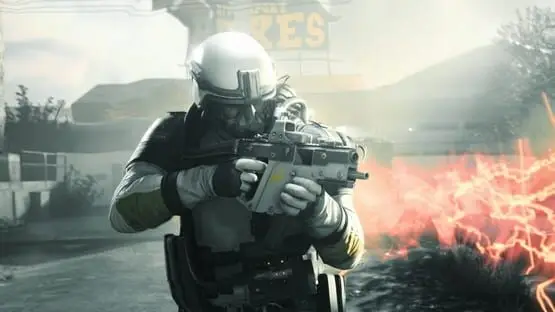 Esto contiene una imagen de juego de: Captura de pantalla de Quantum Break
