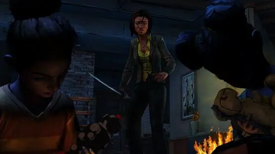 This contains a gameplay image of the game: Screenshot of The Walking Dead: Michonne