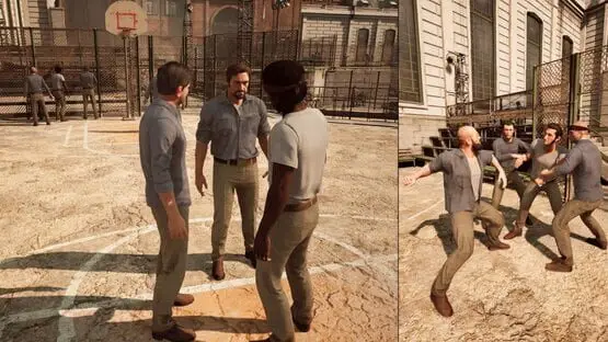 This contains a gameplay image of the game: Screenshot of A Way Out