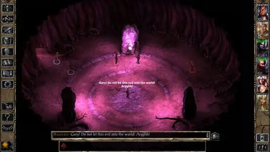 Esto contiene una imagen de juego de: Captura de pantalla de Baldur's Gate II: Enhanced Edition
