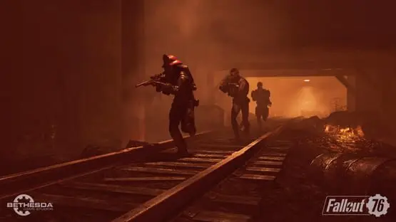 Это содержит изображение игрового процесса игры:Скриншот Fallout 76