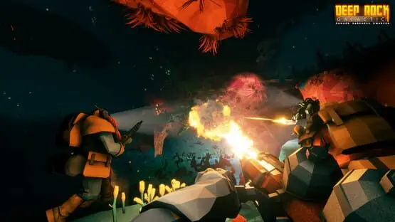 Esto contiene una imagen de juego de: Captura de pantalla de Deep Rock Galactic