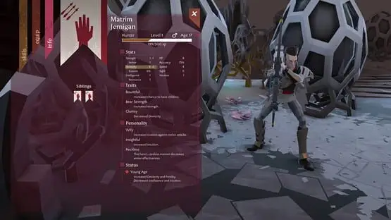 This contains a gameplay image of the game: Screenshot of Massive Chalice
