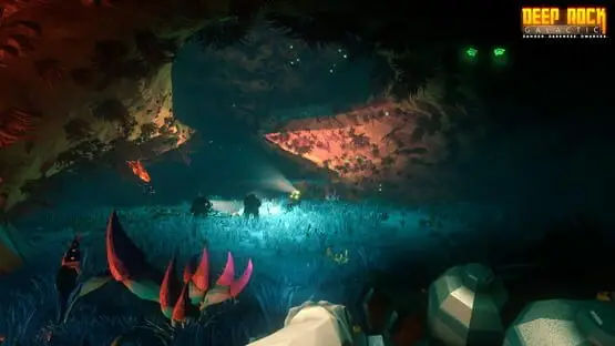 Esto contiene una imagen de juego de: Captura de pantalla de Deep Rock Galactic