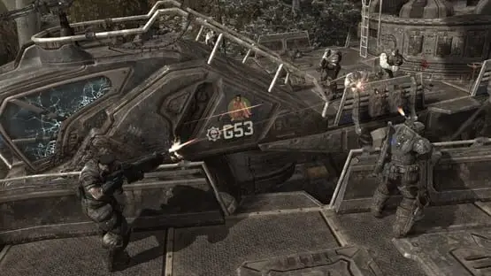 Hier ist ein Gameplay-Bild des Spiels:Screenshot von Gears of War 2