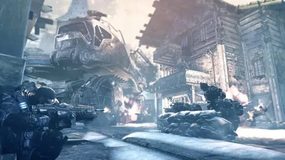 Hier ist ein Gameplay-Bild des Spiels:Screenshot von Gears of War 2