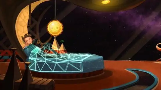 This contains a gameplay image of the game: Screenshot of 2 - Broken Age