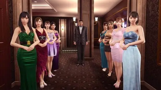 This contains a gameplay image of the game: Screenshot of Yakuza Kiwami 2