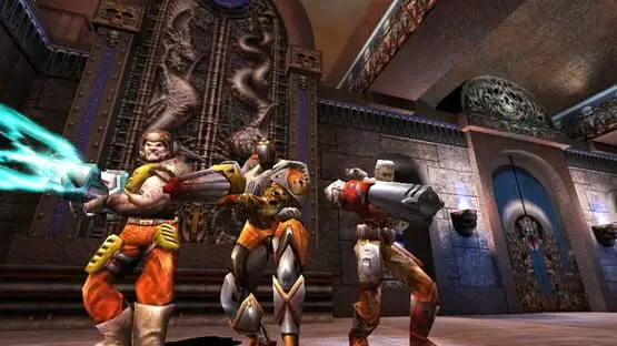 Hier ist ein Gameplay-Bild des Spiels:Screenshot von Quake III Arena