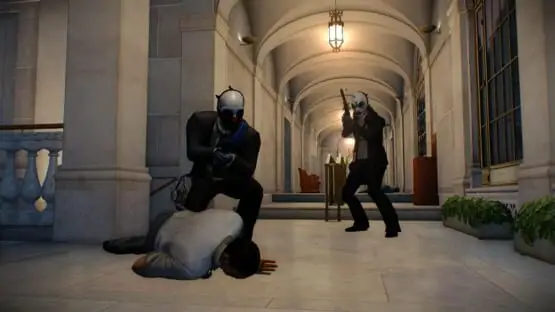 Esto contiene una imagen de juego de: Captura de pantalla de Payday 2: Crimewave Edition