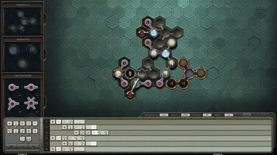 Hier ist ein Gameplay-Bild des Spiels:Screenshot von Opus Magnum