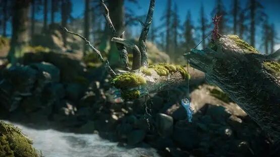 Ceci contient une image de gameplay du jeu : Capture d'écran de Unravel Two