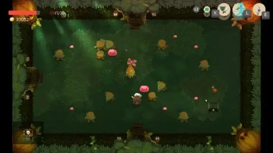 This contains a gameplay image of the game: Screenshot of Moonlighter
