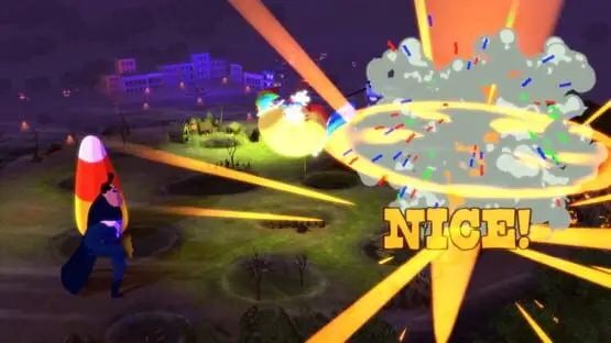 This contains a gameplay image of the game: Screenshot of Costume Quest 2