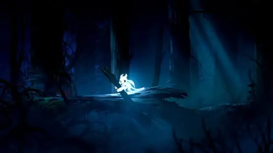 This contains a gameplay image of the game: Screenshot of Ori and the Blind Forest: Definitive Edition