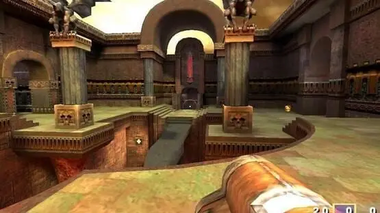 Hier ist ein Gameplay-Bild des Spiels:Screenshot von Quake III Arena