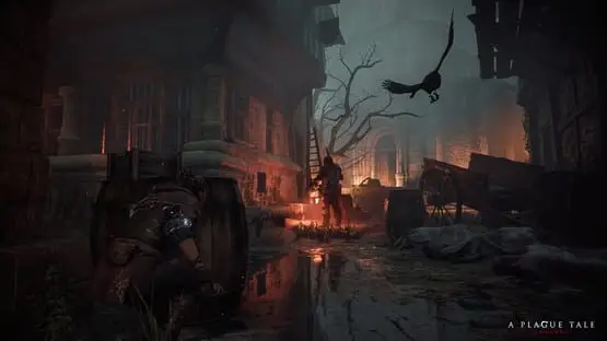 This contains a gameplay image of the game: Screenshot of A Plague Tale: Innocence