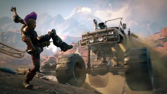 Esto contiene una imagen de juego de: Captura de pantalla de Rage 2
