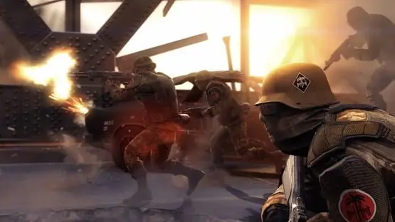 Esto contiene una imagen de juego de: Captura de pantalla de Wolfenstein: The New Order