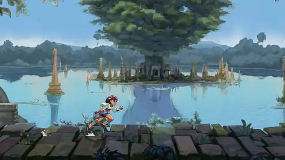 Esto contiene una imagen de juego de: Captura de pantalla de Indivisible