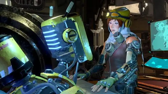 Esto contiene una imagen de juego de: Captura de pantalla de ReCore: Definitive Edition